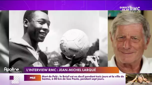 Les souvenirs de Jean-Michel Larqué, qui avait affronté Pelé dans un match en 1971