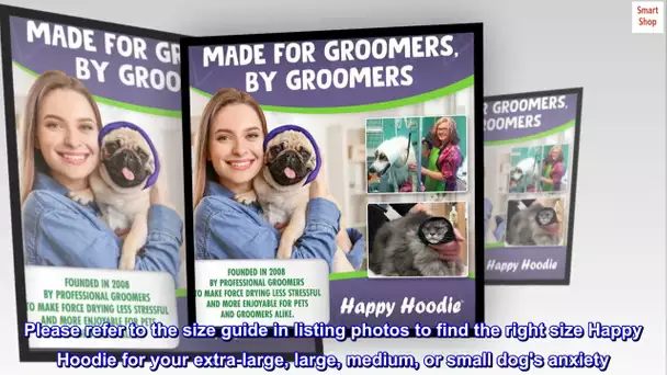 The Original Happy Hoodie for Dogs & Cats - Since 2008 - The Grooming and Force Drying Miracle Tool