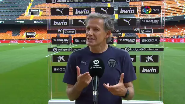 Calentamiento Valencia CF vs Real Valladolid CF