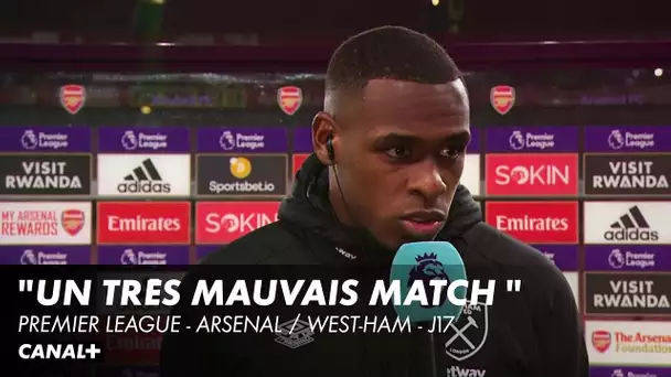 Issa Diop déçu après la défaite des Hammers (2-0) - Premier League (J17)