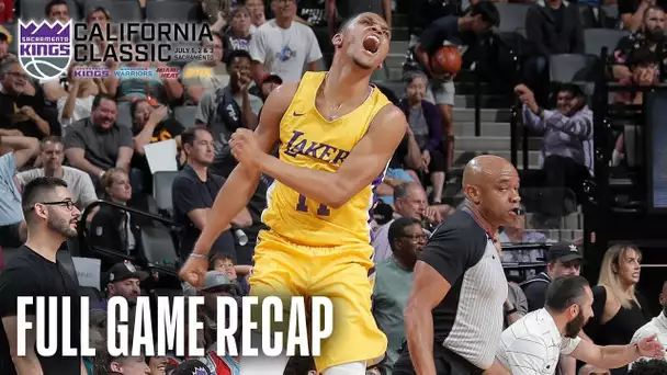 LAKERS vs KINGS | Lakers Come Back From Down 21 | California Classic