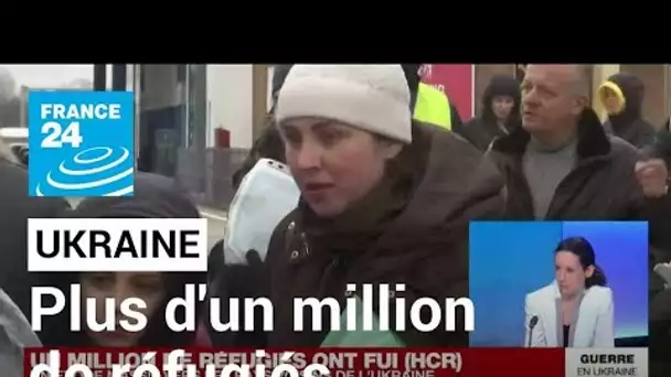 Plus d'un million de réfugiés ukrainiens • FRANCE 24