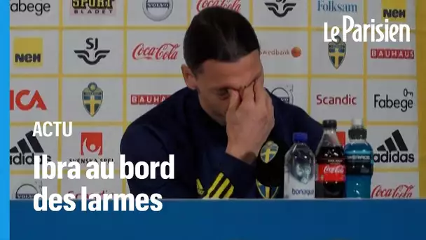 Football : Zlatan Ibrahimovic en larmes pour son retour avec la Suède