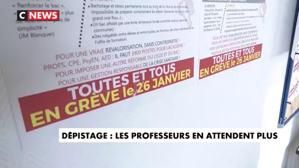 Dépistage du Covid-19 : les professeurs en attendent plus