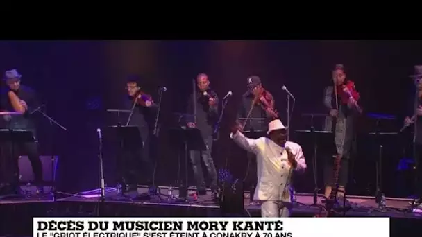 Disparition du "griot électrique" Mory Kanté, icône de la musique africaine