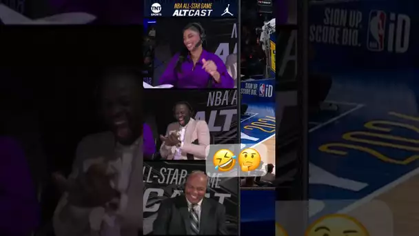 Charles Barkley Goes Joke For Joke With Draymond Green. 🤣🤣| #NBAAllStar| #Shorts