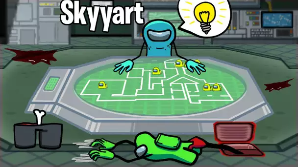 🔥LE TUEUR A SOUS ESTIMÉ L'INSPECTEUR SKYYART ! (Among Us Fr)