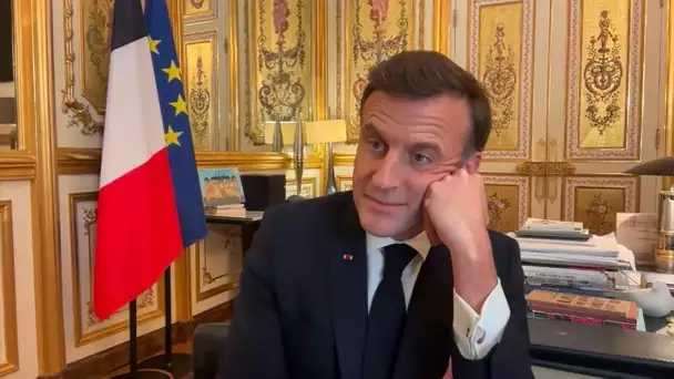 «On est en guerre quelque part» : Emmanuel Macron répond aux questions des internautes sur l'Ukra