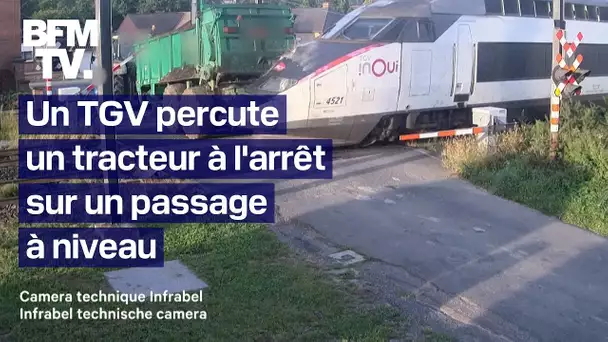 Belgique: un TGV percute un tracteur à l'arrêt sur un passage à niveau