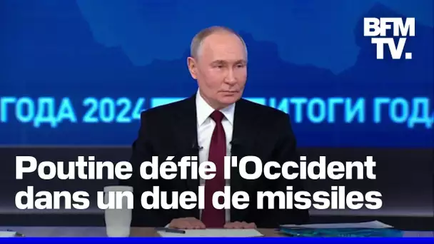 Poutine défi l'Occident et les États-Unis dans un duel de missile