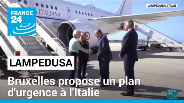 Lampedusa : Bruxelles propose un plan d'urgence à l'Italie • FRANCE 24