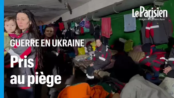 «J’espère revoir le soleil» : des centaines de civils coincés sous l’usine Azovstal à Mario