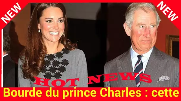 Bourde du prince Charles : cette petite phrase pas très sympa pour Kate Middleton et Meghan