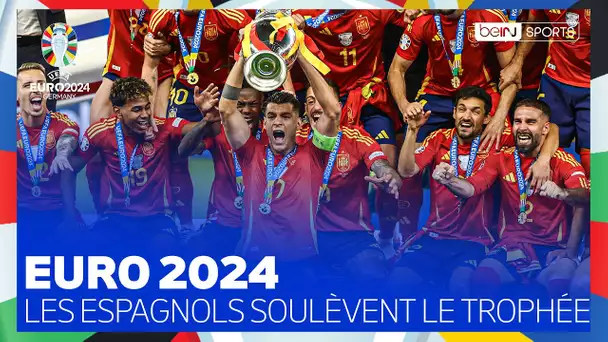 🏆 EURO 2024 : Les joueurs espagnols SOULÈVENT LE TROPHÉE !
