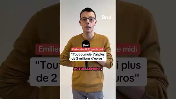 Émilien revient sur les 2 millions d’euros qu’il a déjà gagné aux 12 Coups de midi.