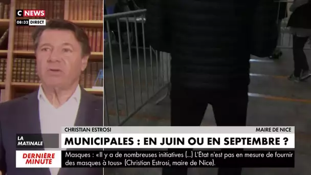 Christian Estrosi : «Parler des municipales en ce moment, ce serait indécent.»