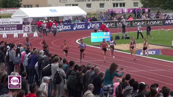 Châteauroux 2016 : Finale 100 m Juniors F (Estelle Raffai en 11&#039;&#039;56)