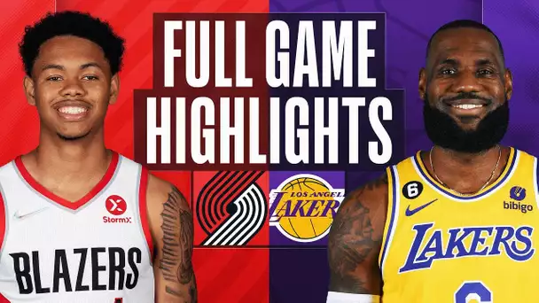 TRAIL BLAZERS at LAKERS | NBA FULL GAME HIGHLIGHTS | November 30, 2022