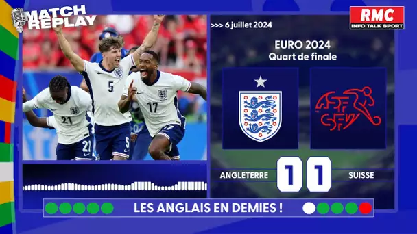 Angleterre 1-1 [5-3 tab] Suisse : Les Anglais se sortent du piège helvète, le replay RMC