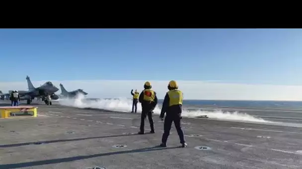 Polaris 21 : sur le Charles-de-Gaulle, des exercices aéromaritimes de haute intensité