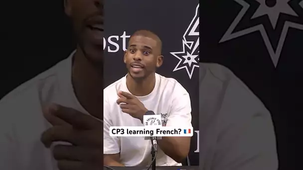 Has Chris Paul learned any French from Victor Wembanyama? 🤔🇫🇷 | #Shorts