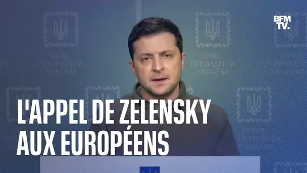 Le président ukrainien appelle les Européens aguerris à venir combattre en Ukraine