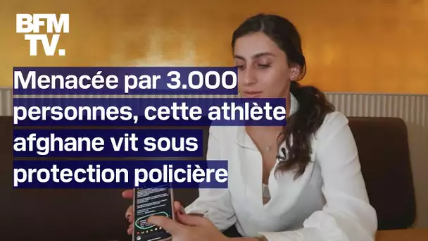 Menacée par 3.000 personnes, cette athlète afghane vit sous protection policière