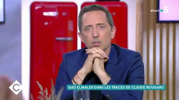 Gad Elmaleh dans les traces de Claude Nougaro - C à Vous - 24/09/2020