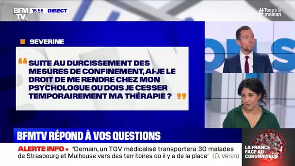 Ai-je le droit de me rendre chez mon psychologue ? BFMTV répond à vos questions