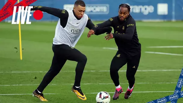 ⚽️ 15 minutes training session pre Paris Saint-Germain - Stade Rennais FC 🔴🔵