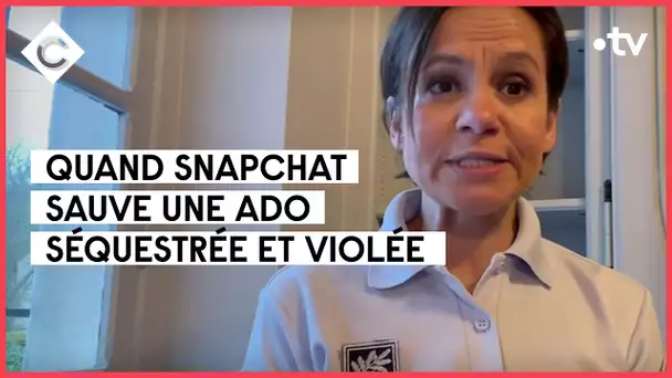 Grâce à Snapchat, une ado séquestrée sauvée par la police - C à Vous - 17/01/2022