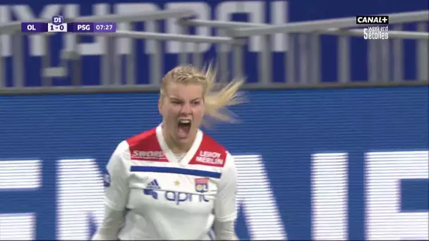 D1 Féminine - 20ème journée - OL/PSG : Ouverture du score d'Hegerberg pour Lyon