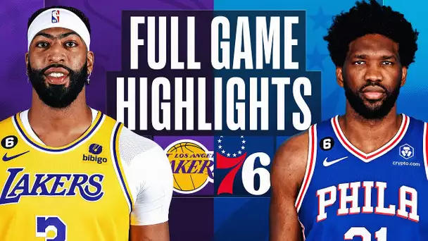 LAKERS at SIXERS | NBA FULL GAME HIGHLIGHTS | December 9, 2022