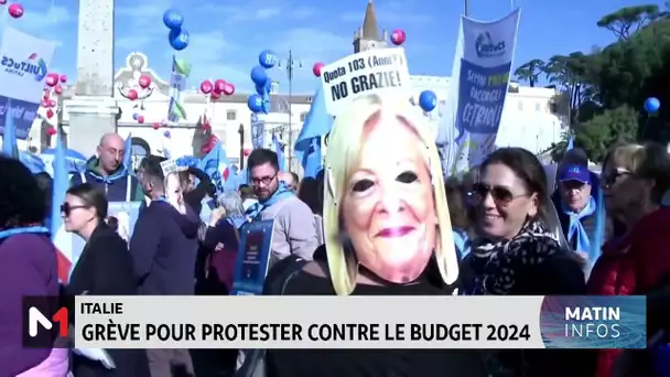 Italie : grève pour protester contre le budget 2024