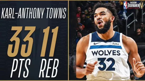 Karl-Anthony Towns Scores SEASON-HIGH 33 Points! 🏆 | November 14, 2023