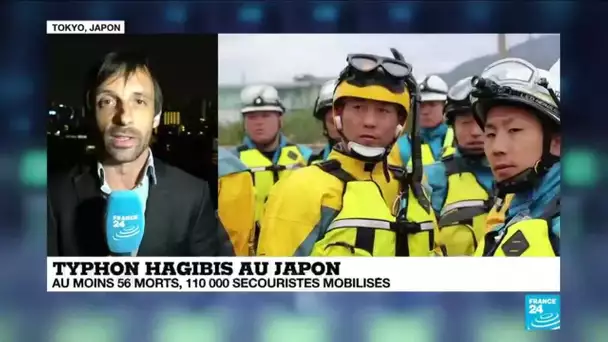 Typhon Hagibis au Japon : au moins 56 morts, 110 000 secouristes mobilisés