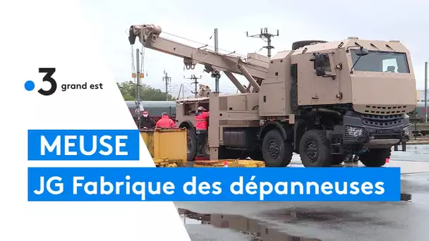 L'entreprise meusienne JG fabrique des dépanneuses pour l'armée belge