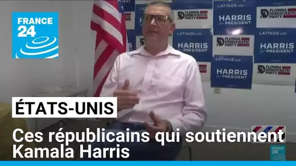 États-Unis : ces républicains qui soutiennent Kamala Harris • FRANCE 24