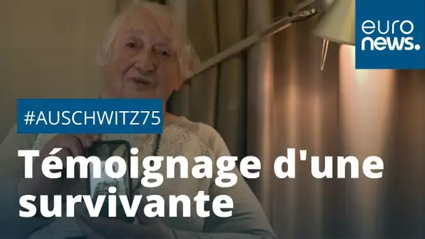 Une survivante d'Auschwitz raconte au 75ème anniversaire de la libération du camp