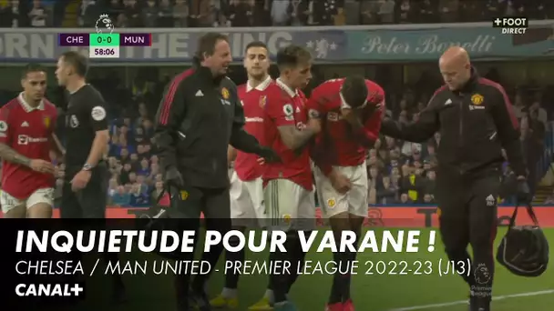 Raphael Varane sort en pleurs sur blessure - Premier League 2022-2023 (13ème journée)