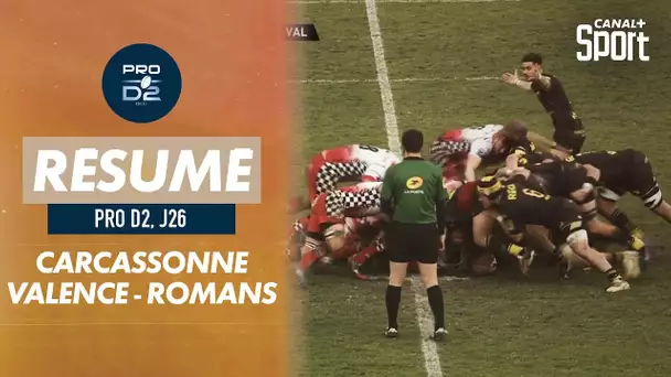 Le résumé de Carcassonne / Valence-Romans - Pro D2 (J26)