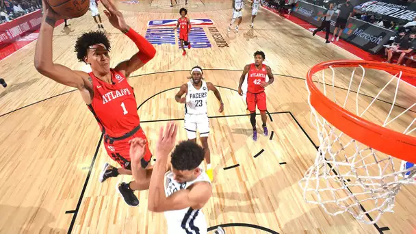 Jalen Johnson THROWS DOWN A FEROCIOUS Fast Break Dunk! 💥