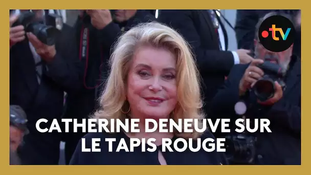 #Cannes2024 : Catherine Deneuve sur le tapis rouge à Cannes