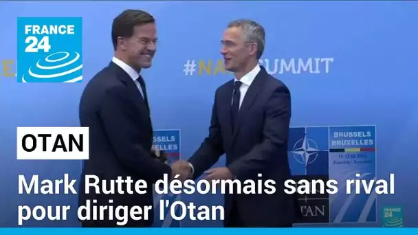 Le Néerlandais Mark Rutte désormais sans rival pour diriger l'Otan • FRANCE 24