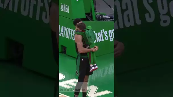 💖 Jayson and Deuce Tatum Postgame Moment | #shorts