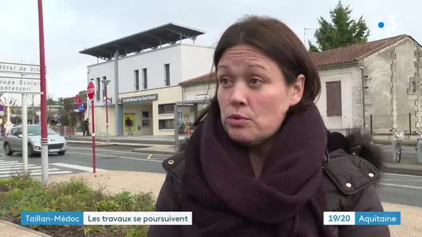 Deviation du Taillan Medoc les travaux peuvent se poursuivre