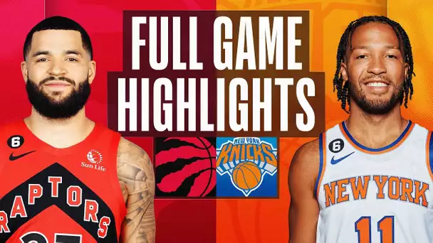 RAPTORS at KNICKS | FULL GAME HIGHLIGHTS | January 16, 2023