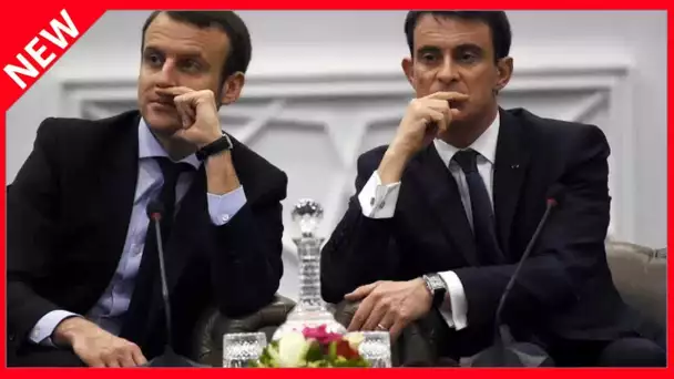 ✅  « Je l'ai un peu payé » : Manuel Valls en veut à Emmanuel Macron