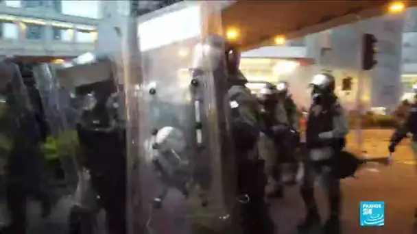 Contestation à Hong Kong : canon à eau et gaz lacrymogènes contre les manifestants