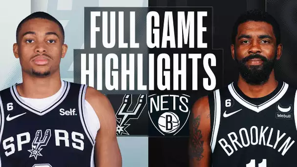 SPURS at NETS | FULL GAME HIGHLIGHTS | January 2, 2023